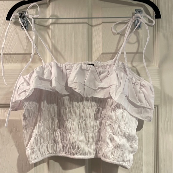 Zara - Ruffled Crop Top - Picture 5 of 9